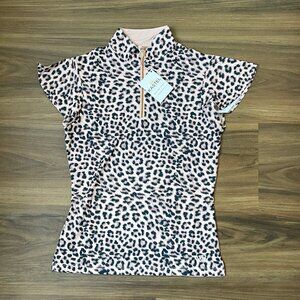 Kastel Denmark Women's Flutter Sleeve - Animal Print - S